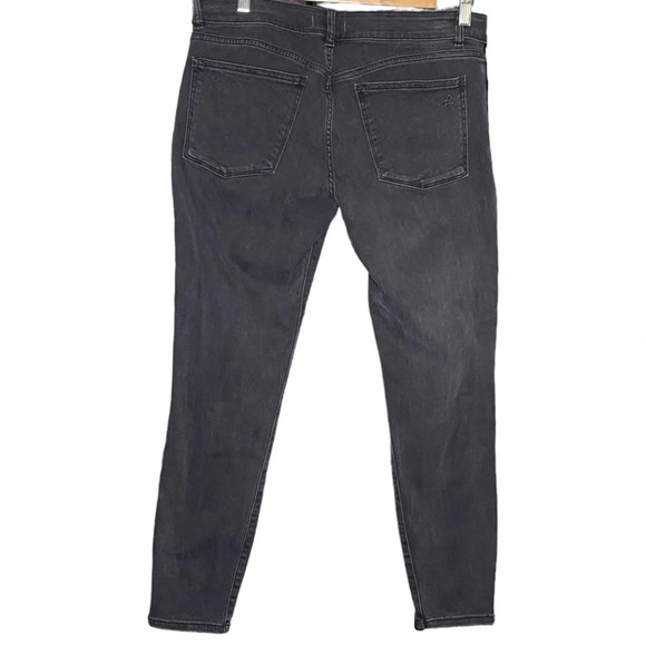DL1961 Black Morrison Wash Margaux Instasculpt Ankle Skinny Jeans Size 30 - Picture 9 of 11